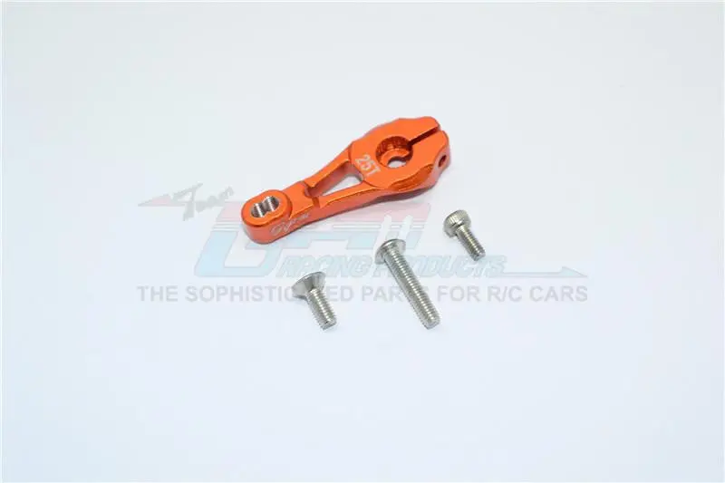 Traxxas Trx-4 Trail Defender Crawler / Trx-6 Mercedes-Benz G63 Aluminum Servo Horn - 1Pc Set Orange 1