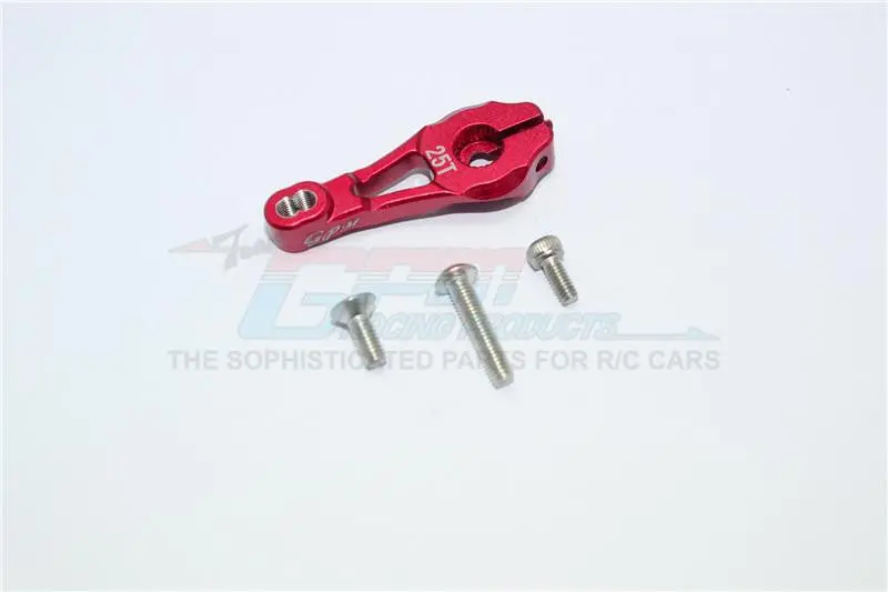 Traxxas Trx-4 Trail Defender Crawler / Trx-6 Mercedes-Benz G63 Aluminum Servo Horn - 1Pc Set Red 1
