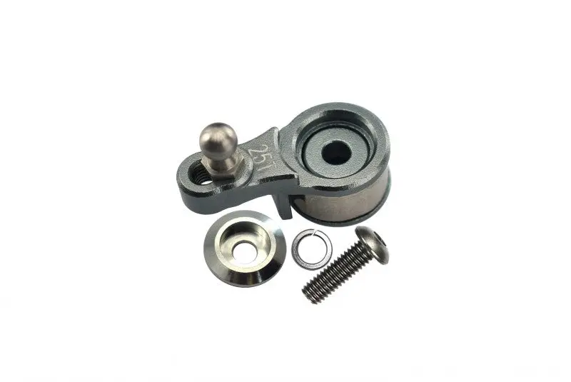 Traxxas Trx-4 Trail Defender Crawler / Trx-6 Mercedes-Benz G63 Aluminum Servo Horn With Built-In Spring (For Locking Diff) - 1Pc Set Gray Silver 1