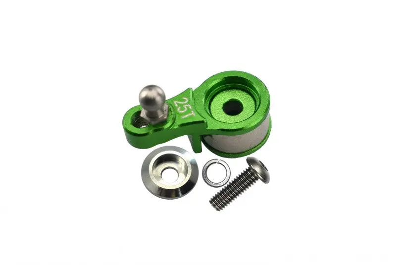 Traxxas Trx-4 Trail Defender Crawler / Trx-6 Mercedes-Benz G63 Aluminum Servo Horn With Built-In Spring (For Locking Diff) - 1Pc Set Green 1