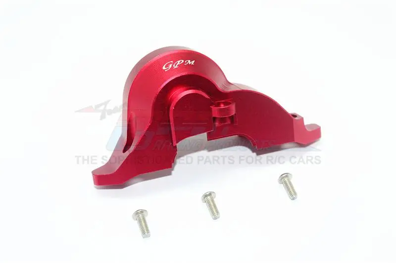 Traxxas Trx-4 Trail Defender Crawler / Trx-6 Mercedes-Benz G63 Aluminum Transmission Upper Spur Gear Case Cover - 1Pc Set Red 1