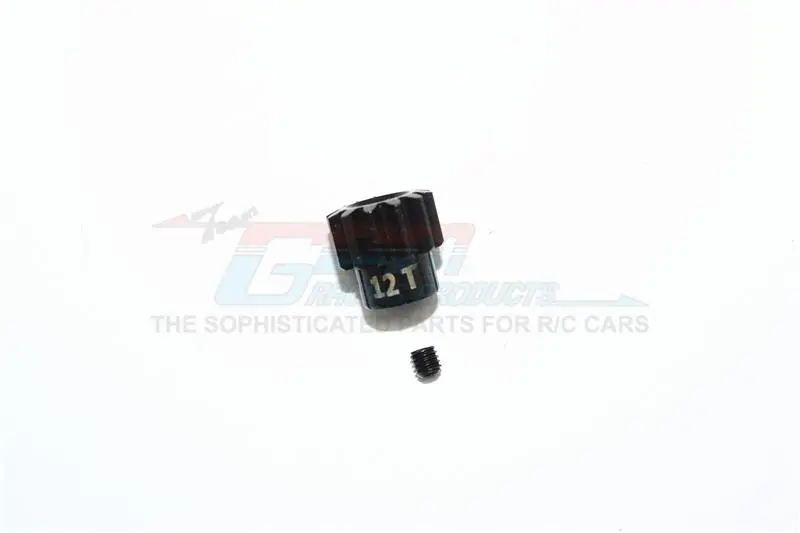 Traxxas Trx-4 Trail Defender Crawler / Trx-6 Mercedes-Benz G63 Steel 12T Pinion Gear - 1Pc Set Black 1
