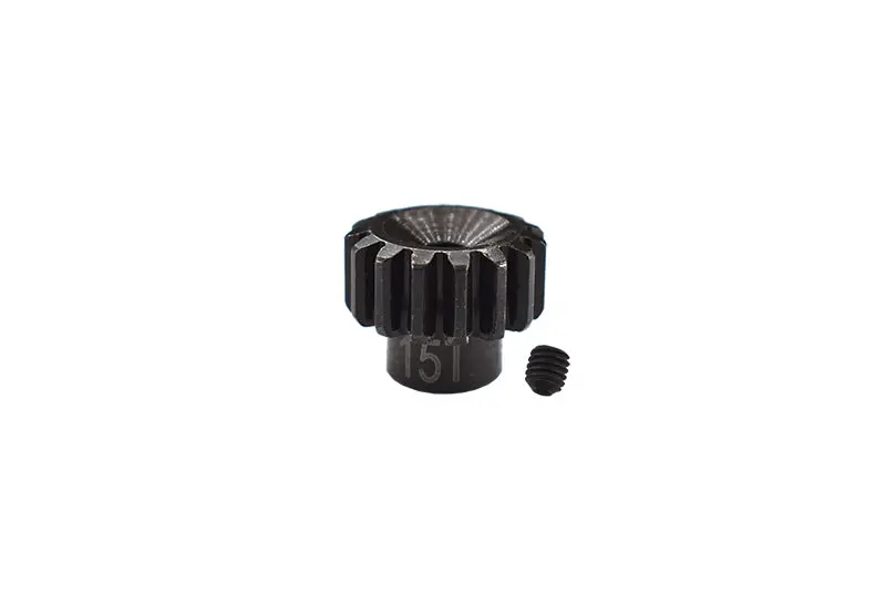 Traxxas Trx-4 Trail Defender Crawler / Trx-6 Mercedes-Benz G63 Steel 15T Pinion Gear - 1Pc Set Black 1