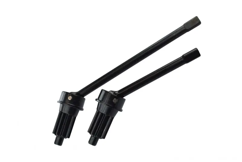 Traxxas Trx-4 Trail Defender Crawler / Trx-6 Mercedes-Benz G63 Steel #45 Front Cvd Shaft - 2Pcs Set Black 1