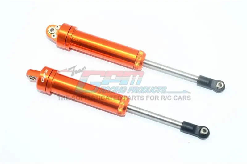 Traxxas Unlimited Desert Racer 4X4 (#85076-4) Aluminium Front Internal Shocks (135Mm) - 2Pc Set Orange 1