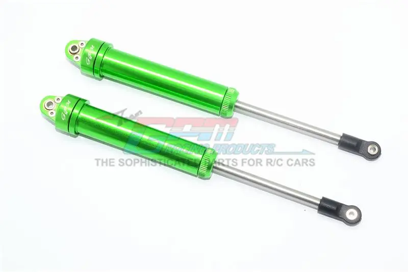 Traxxas Unlimited Desert Racer 4X4 (#85076-4) Aluminium Rear Internal Shocks (160Mm) - 2Pc Set Green 1