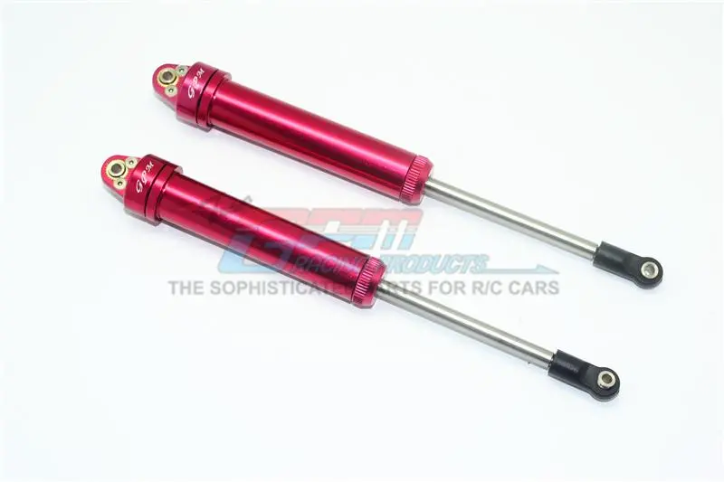 Traxxas Unlimited Desert Racer 4X4 (#85076-4) Aluminium Rear Internal Shocks (160Mm) - 2Pc Set Red 1