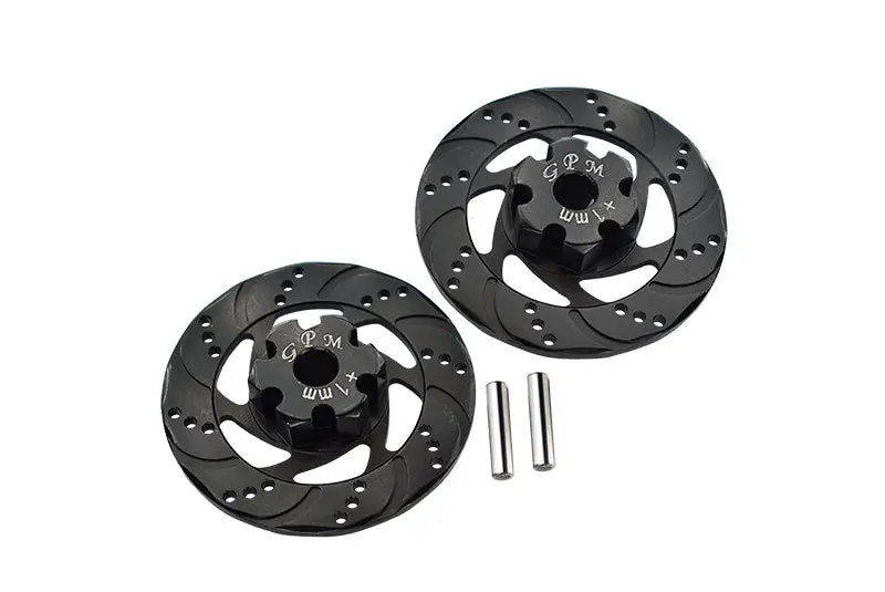 Traxxas Unlimited Desert Racer 4X4 (#85076-4) Aluminum +1Mm Hex With Brake Disk - 1Pr Set Black 1