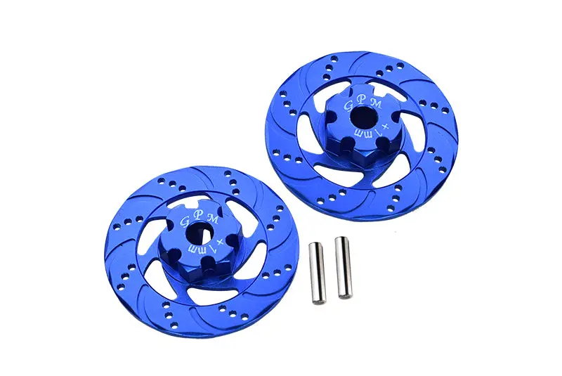 Traxxas Unlimited Desert Racer 4X4 (#85076-4) Aluminum +1Mm Hex With Brake Disk - 1Pr Set Blue 1