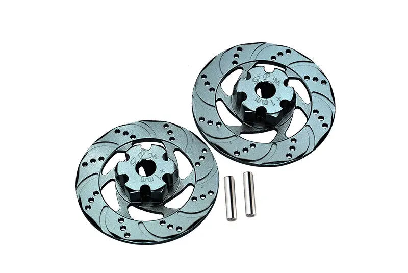 Traxxas Unlimited Desert Racer 4X4 (#85076-4) Aluminum +1Mm Hex With Brake Disk - 1Pr Set Gray Silver 1