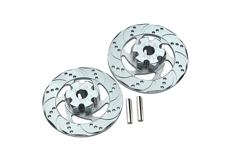 Traxxas Unlimited Desert Racer 4X4 (#85076-4) Aluminum +1Mm Hex With Brake Disk - 1Pr Set Silver 1