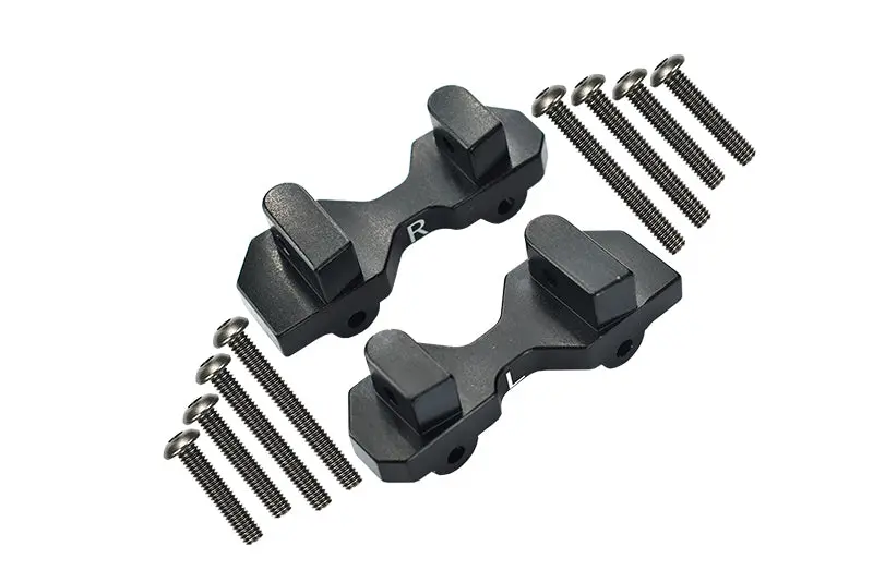 Traxxas Unlimited Desert Racer 4X4 (#85076-4) Aluminum Front Damper Mount - 1Pr Set Black 1