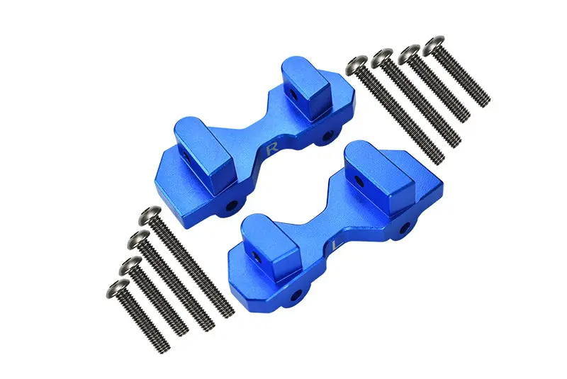 Traxxas Unlimited Desert Racer 4X4 (#85076-4) Aluminum Front Damper Mount - 1Pr Set Blue 1