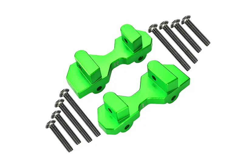 Traxxas Unlimited Desert Racer 4X4 (#85076-4) Aluminum Front Damper Mount - 1Pr Set Green 1