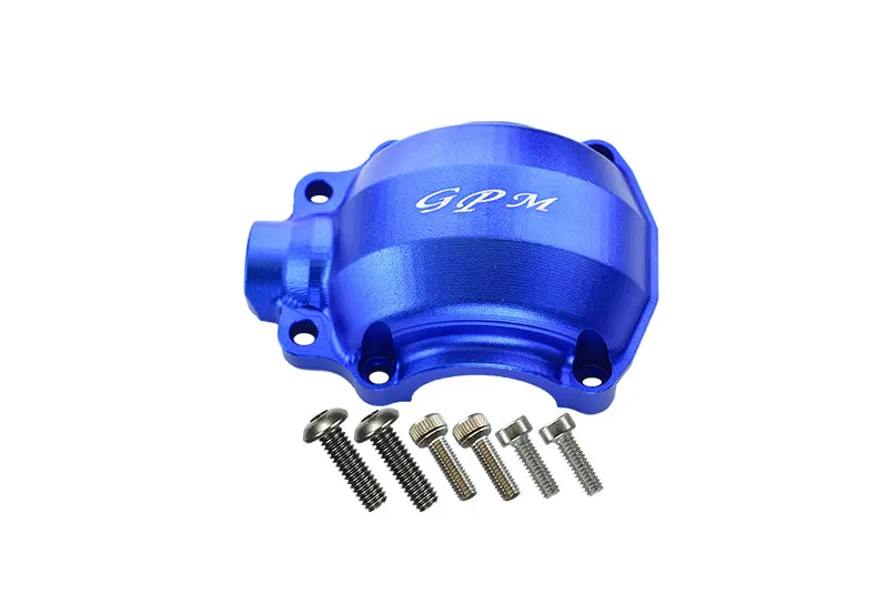 Traxxas Unlimited Desert Racer 4X4 (#85076-4) Aluminum Front Gear Box Cover - 1Pc Set Blue 1