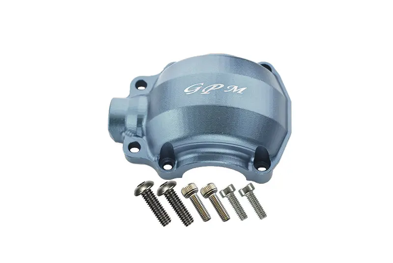 Traxxas Unlimited Desert Racer 4X4 (#85076-4) Aluminum Front Gear Box Cover - 1Pc Set Gray Silver 1