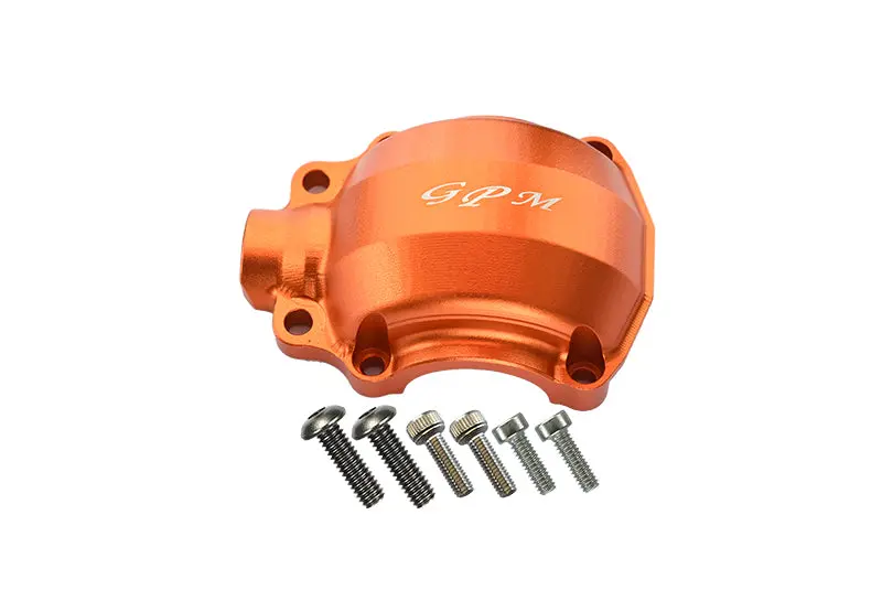 Traxxas Unlimited Desert Racer 4X4 (#85076-4) Aluminum Front Gear Box Cover - 1Pc Set Orange 1