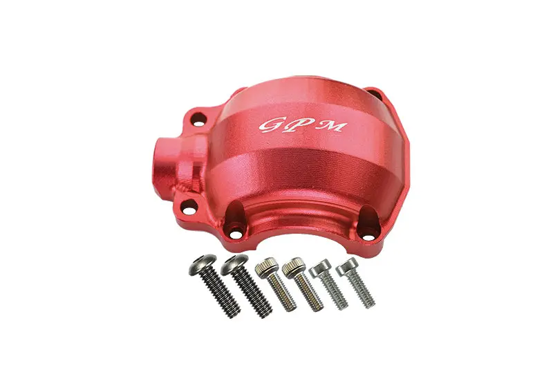 Traxxas Unlimited Desert Racer 4X4 (#85076-4) Aluminum Front Gear Box Cover - 1Pc Set Red 1