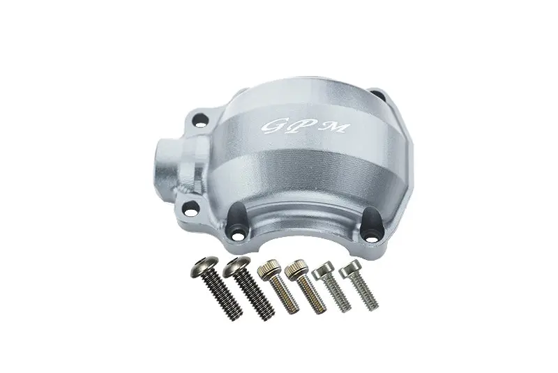 Traxxas Unlimited Desert Racer 4X4 (#85076-4) Aluminum Front Gear Box Cover - 1Pc Set Silver 1