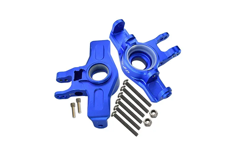 Traxxas Unlimited Desert Racer 4X4 (#85076-4) Aluminum Front Knuckle Arms - 1Pr Set Blue 1