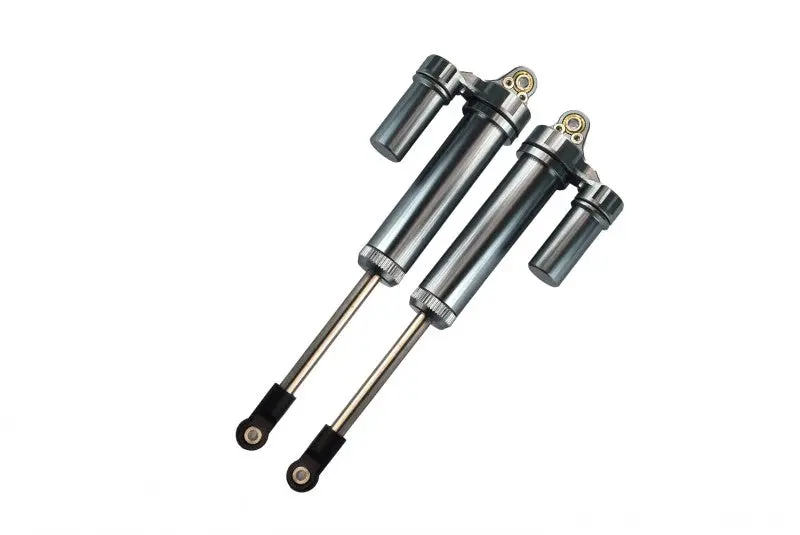 Traxxas Unlimited Desert Racer 4X4 (#85076-4) Aluminum Front L-Shape Internal Damper (135Mm) - 2Pc Set Gray Silver 1