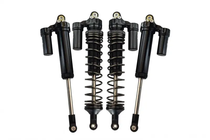 Traxxas Unlimited Desert Racer 4X4 (#85076-4) Aluminum Front L-Shape Piggy Back Damper (135Mm) - 4Pc Set Black 1