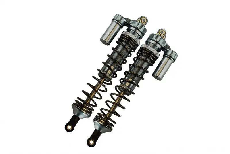 Traxxas Unlimited Desert Racer 4X4 (#85076-4) Aluminum Front L-Shape Spring Damper (135Mm) - 2Pc Set Gray Silver 1