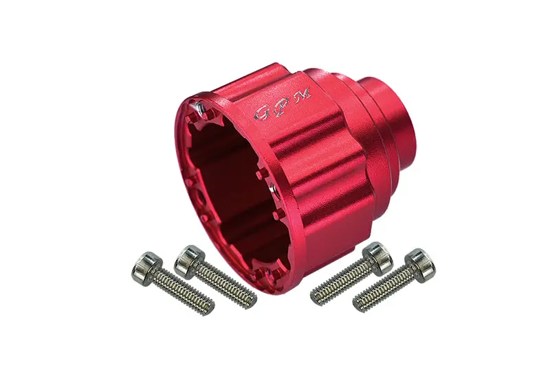 Traxxas Unlimited Desert Racer 4X4 (#85076-4) Aluminum Front Or Center Diff Case - 1Pc Set Red 1