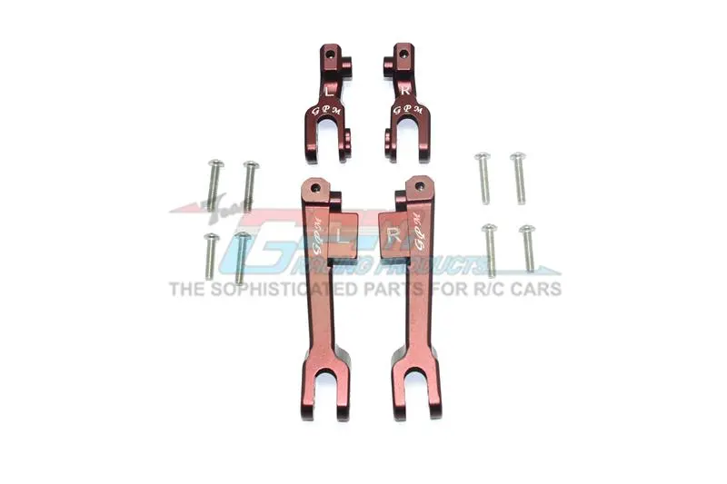 Traxxas Unlimited Desert Racer 4X4 (#85076-4) Aluminum Front & Rear Sway Bar - 4Pc Set Brown 1