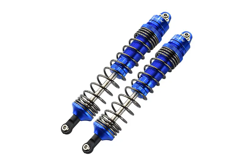Traxxas Unlimited Desert Racer 4X4 (#85076-4) Aluminum Front Spring Dampers (135Mm) - 2Pc Set Blue 1