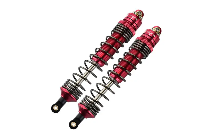Traxxas Unlimited Desert Racer 4X4 (#85076-4) Aluminum Front Spring Dampers (135Mm) - 2Pc Set Red 1