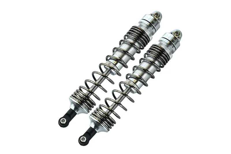 Traxxas Unlimited Desert Racer 4X4 (#85076-4) Aluminum Front Spring Dampers (135Mm) - 2Pc Set Silver 1