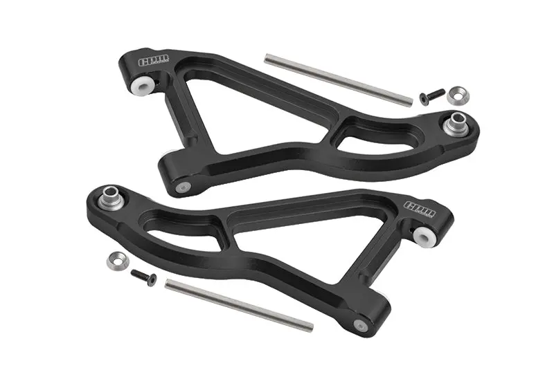 Traxxas Unlimited Desert Racer 4X4 (#85076-4) Aluminum Front Upper Suspension Arm - 1Pr Set Black 1