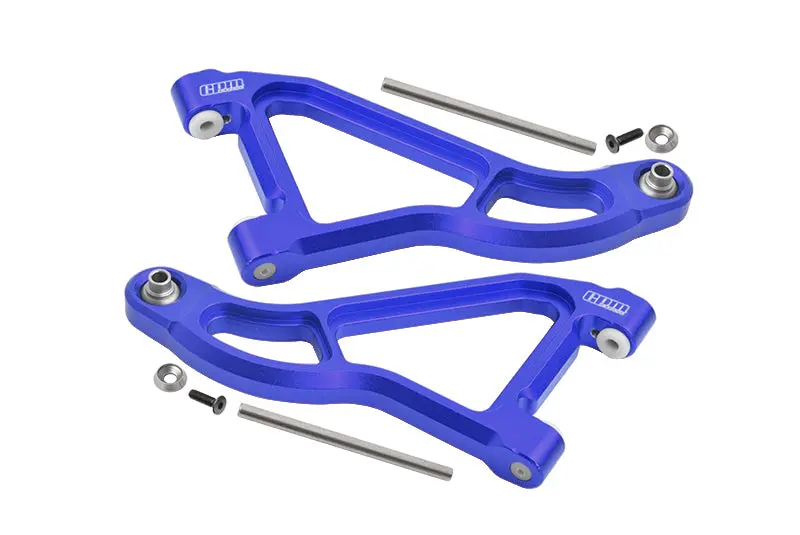 Traxxas Unlimited Desert Racer 4X4 (#85076-4) Aluminum Front Upper Suspension Arm - 1Pr Set Blue 1