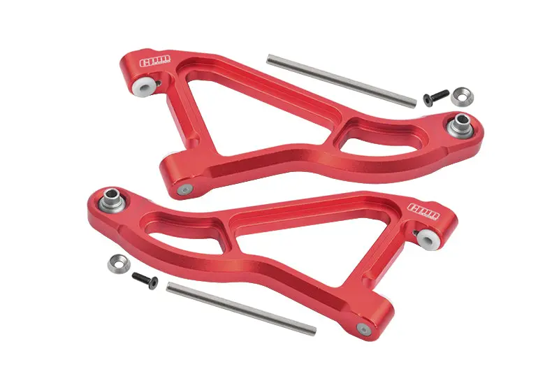 Traxxas Unlimited Desert Racer 4X4 (#85076-4) Aluminum Front Upper Suspension Arm - 1Pr Set Red 1