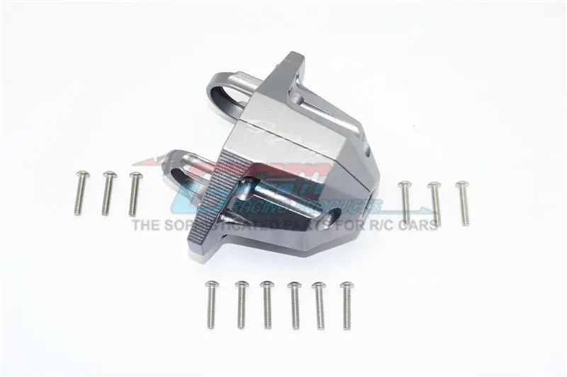 Traxxas Unlimited Desert Racer 4X4 (#85076-4) Aluminum Rear Axle Case Carrier - 1 Set Gray Silver 1