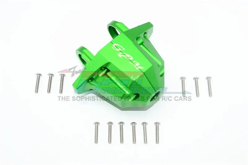 Traxxas Unlimited Desert Racer 4X4 (#85076-4) Aluminum Rear Axle Case Carrier - 1 Set Green 1