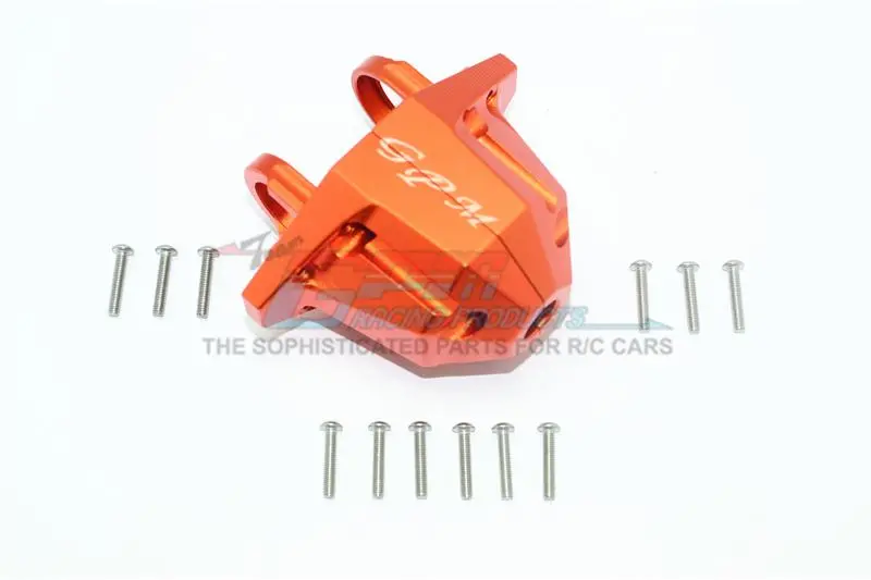 Traxxas Unlimited Desert Racer 4X4 (#85076-4) Aluminum Rear Axle Case Carrier - 1 Set Orange 1