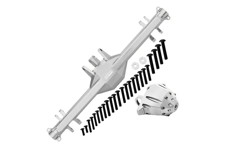 Traxxas Unlimited Desert Racer 4X4 (#85076-4) Aluminum Rear Axle Housing (With Carrier) - 1 Set Silver 1