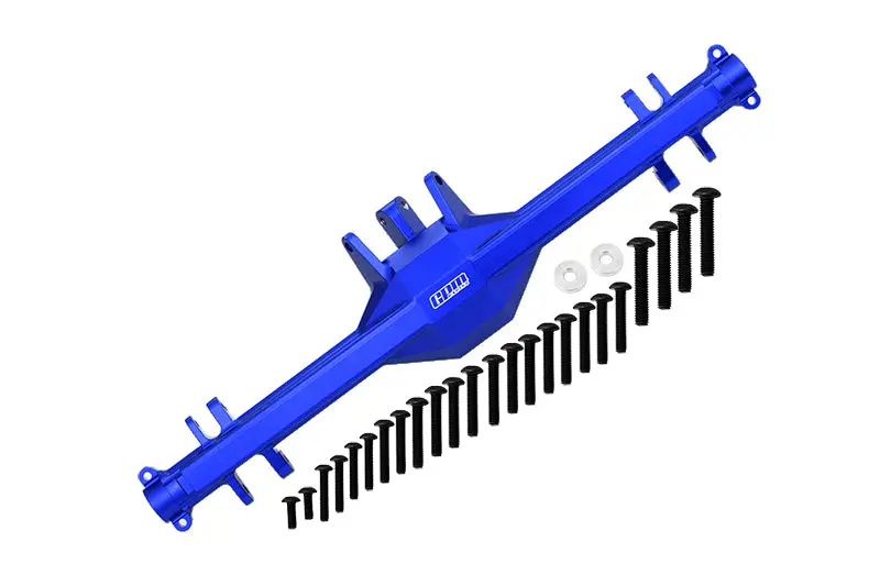 Traxxas Unlimited Desert Racer 4X4 (#85076-4) Aluminum Rear Axle Housing (Without Carrier) - 1 Set Blue 1