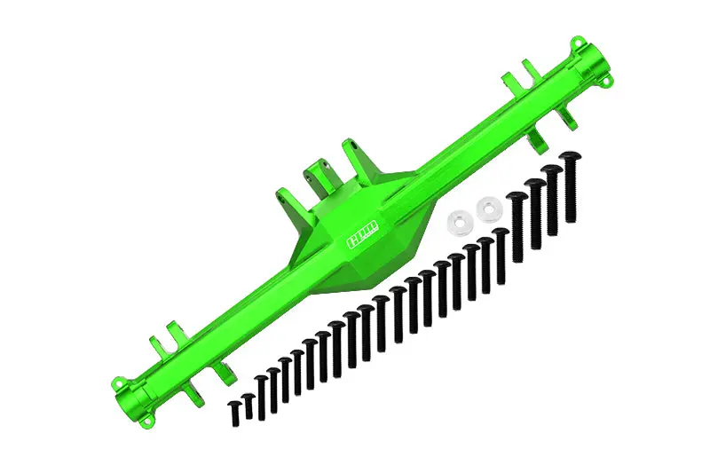 Traxxas Unlimited Desert Racer 4X4 (#85076-4) Aluminum Rear Axle Housing (Without Carrier) - 1 Set Green 1