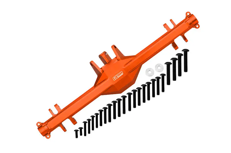 Traxxas Unlimited Desert Racer 4X4 (#85076-4) Aluminum Rear Axle Housing (Without Carrier) - 1 Set Orange 1