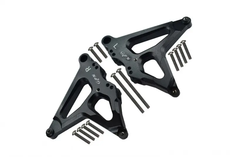 Traxxas Unlimited Desert Racer 4X4 (#85076-4) Aluminum Rear Damper Mount - 1Pr Set Black 1