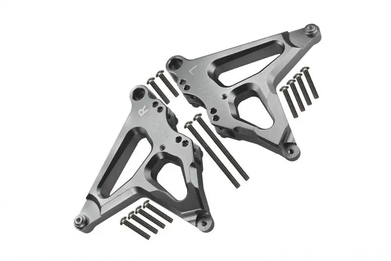 Traxxas Unlimited Desert Racer 4X4 (#85076-4) Aluminum Rear Damper Mount - 1Pr Set Silver 1