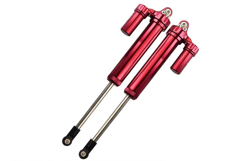 Traxxas Unlimited Desert Racer 4X4 (#85076-4) Aluminum Rear L-Shape Internal Damper (160Mm) - 2Pc Set Red 1