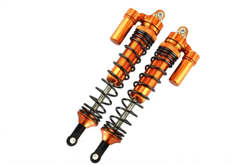 Traxxas Unlimited Desert Racer 4X4 (#85076-4) Aluminum Rear L-Shape Spring Damper (139Mm) - 2Pc Set Orange 1