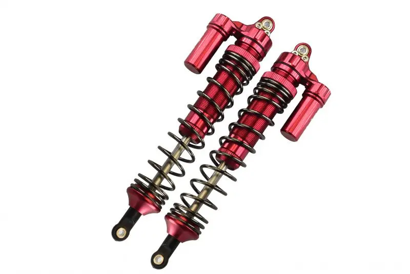 Traxxas Unlimited Desert Racer 4X4 (#85076-4) Aluminum Rear L-Shape Spring Damper (139Mm) - 2Pc Set Red 1