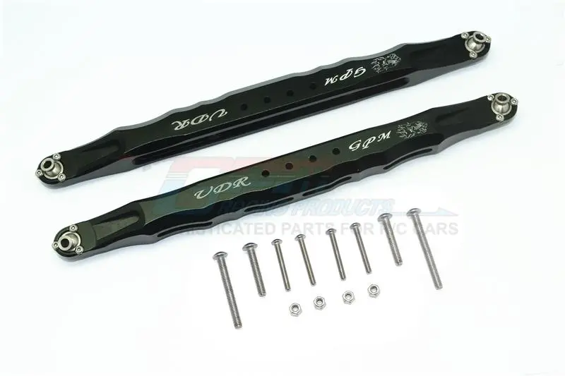 Traxxas Unlimited Desert Racer 4X4 (#85076-4) Aluminum Rear Lower Trailing Arms - 1Pr Set Black 1