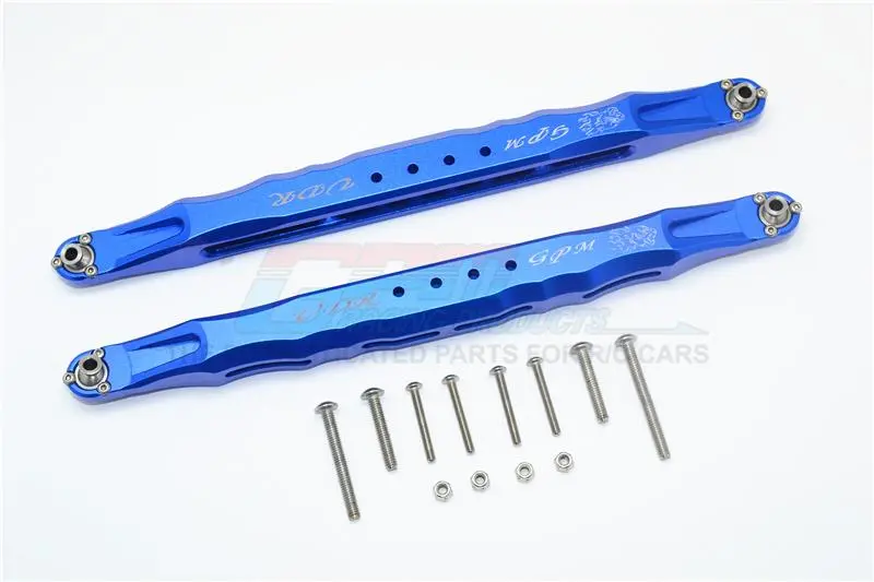 Traxxas Unlimited Desert Racer 4X4 (#85076-4) Aluminum Rear Lower Trailing Arms - 1Pr Set Blue 1