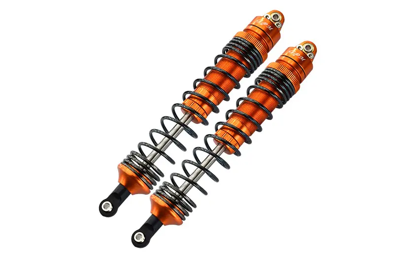 Traxxas Unlimited Desert Racer 4X4 (#85076-4) Aluminum Rear Spring Dampers (139Mm) - 2Pc Set Orange 1